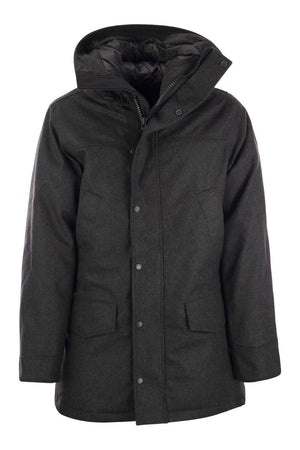 CANADA GOOSE Urban Protection for Men: Long Hooded Parka Jacket