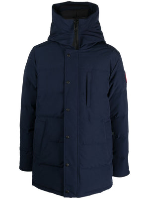 CANADA GOOSE Navy Blue Hooded Parka Jacket for Men