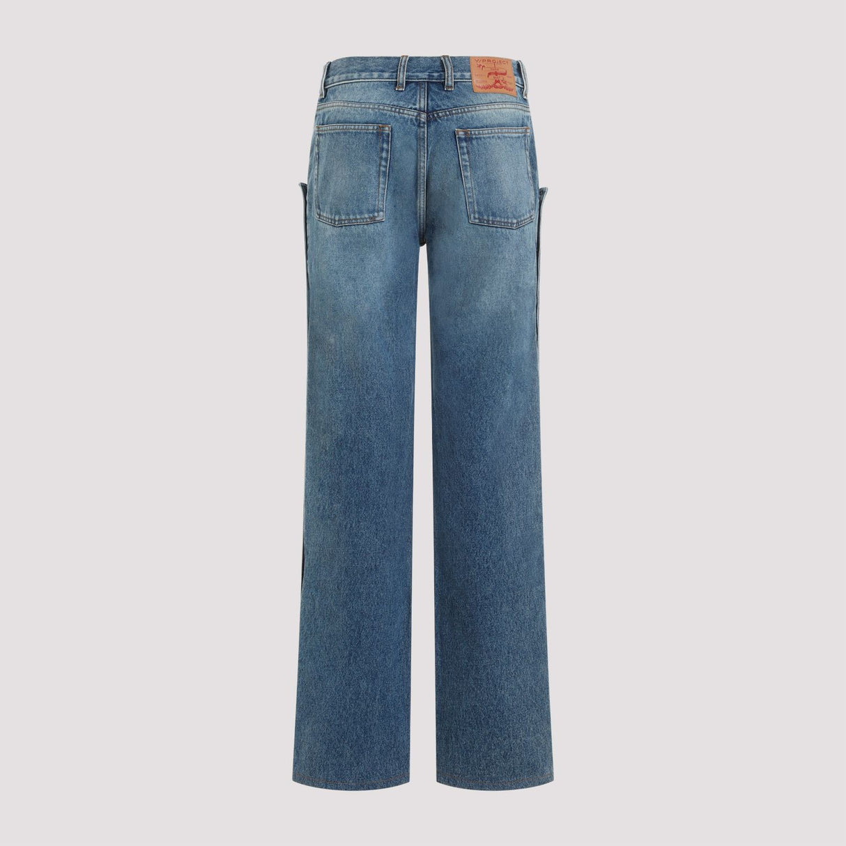Y/PROJECT Evergreen Snap Off Jeans for Women - SS24 Navy