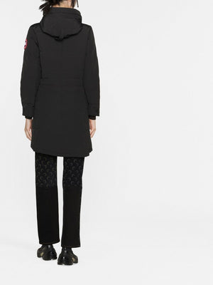 Áo khoác lông vũ màu đen phòng ấm cho phụ nữ - Bộ sưu tập FW23