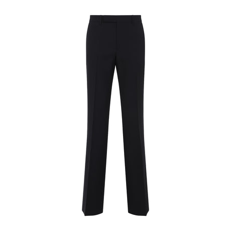 CELINE Regular Fit Wool Pants for Men - SS25 Collection