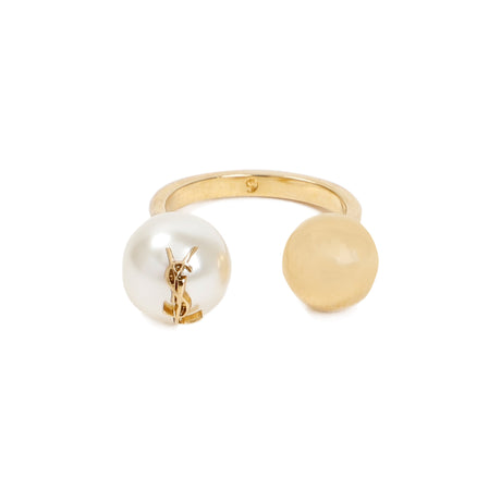 SAINT LAURENT Elegant YSL Mini Sphere Ring