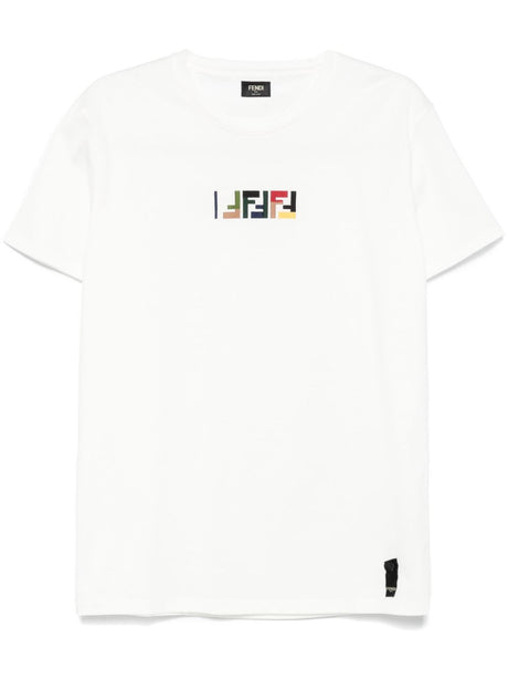 FENDI Triple FF Embossed Women’s Cotton T-Shirt