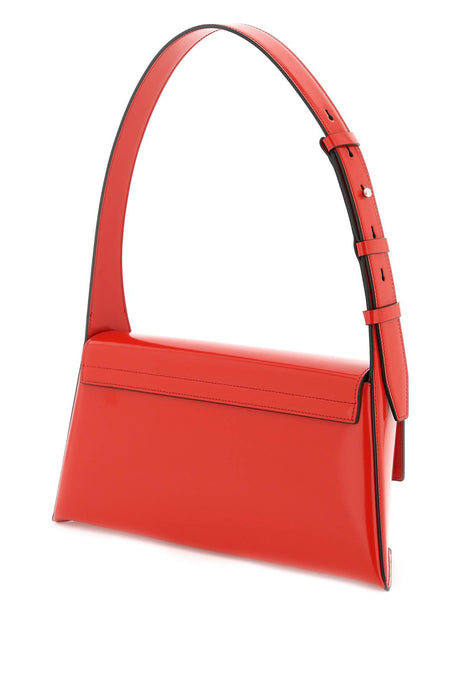 FERRAGAMO Geometric Red Shoulder Handbag