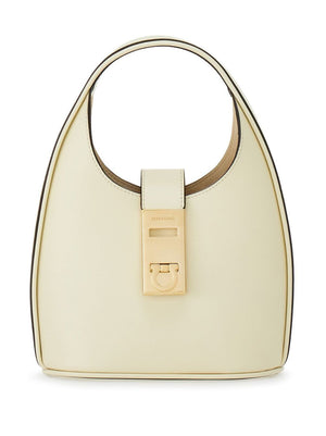 FERRAGAMO Mini Leather Hobo Handbag