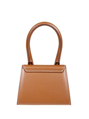 JACQUEMUS Brown Leather Carryover Handbag for Women