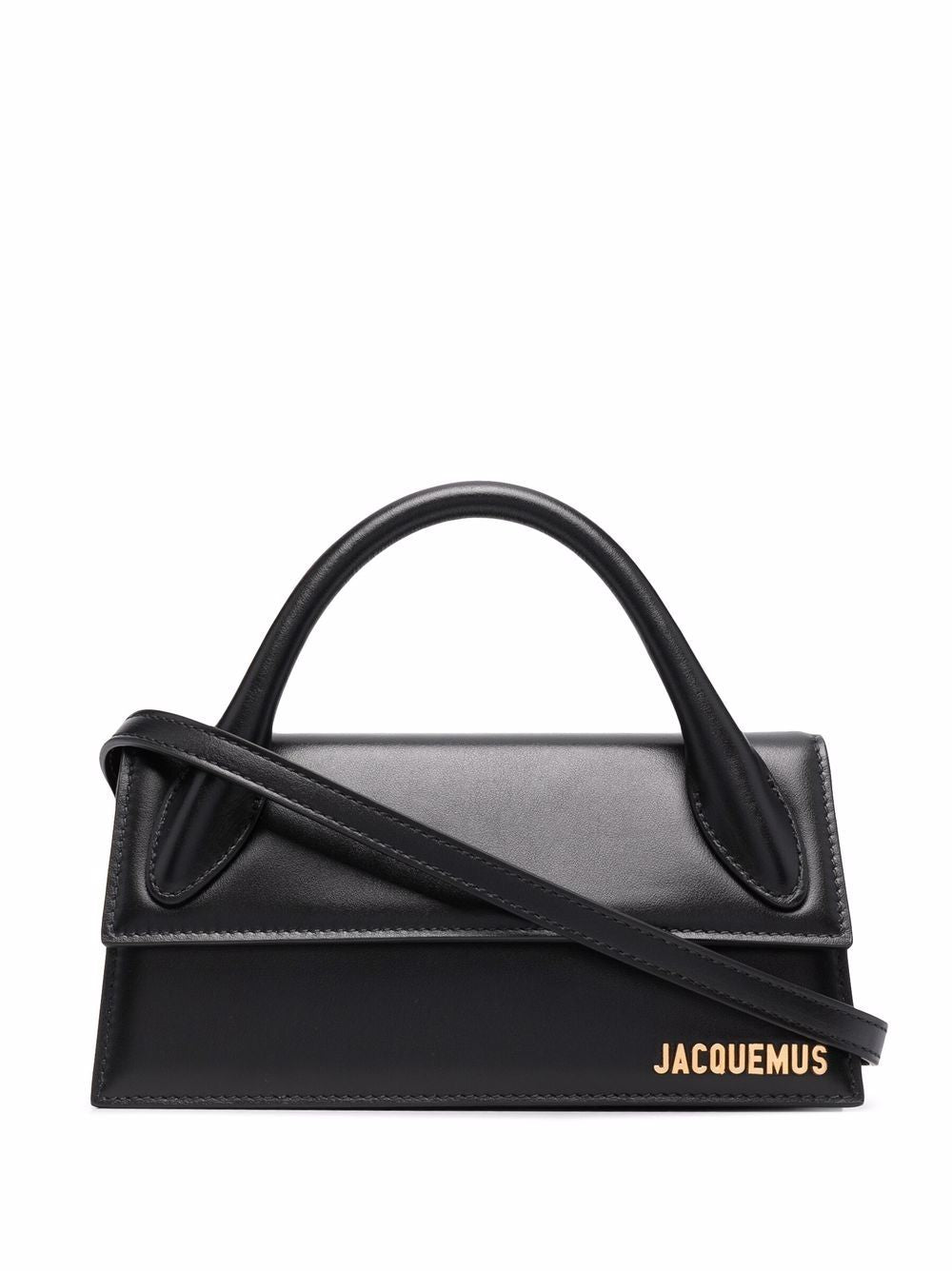 JACQUEMUS Long Handbag with Foldover Top and Magnetic Closure