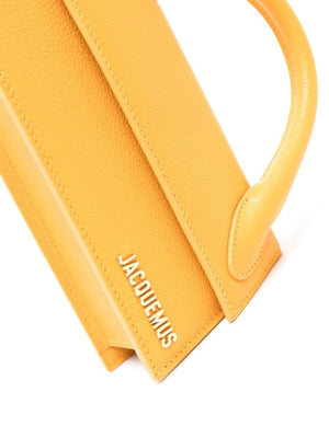 JACQUEMUS Long Handbag with Foldover Top and Magnetic Closure