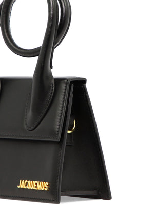 JACQUEMUS 24SS Women's Black Tote Bag with Chic French Design