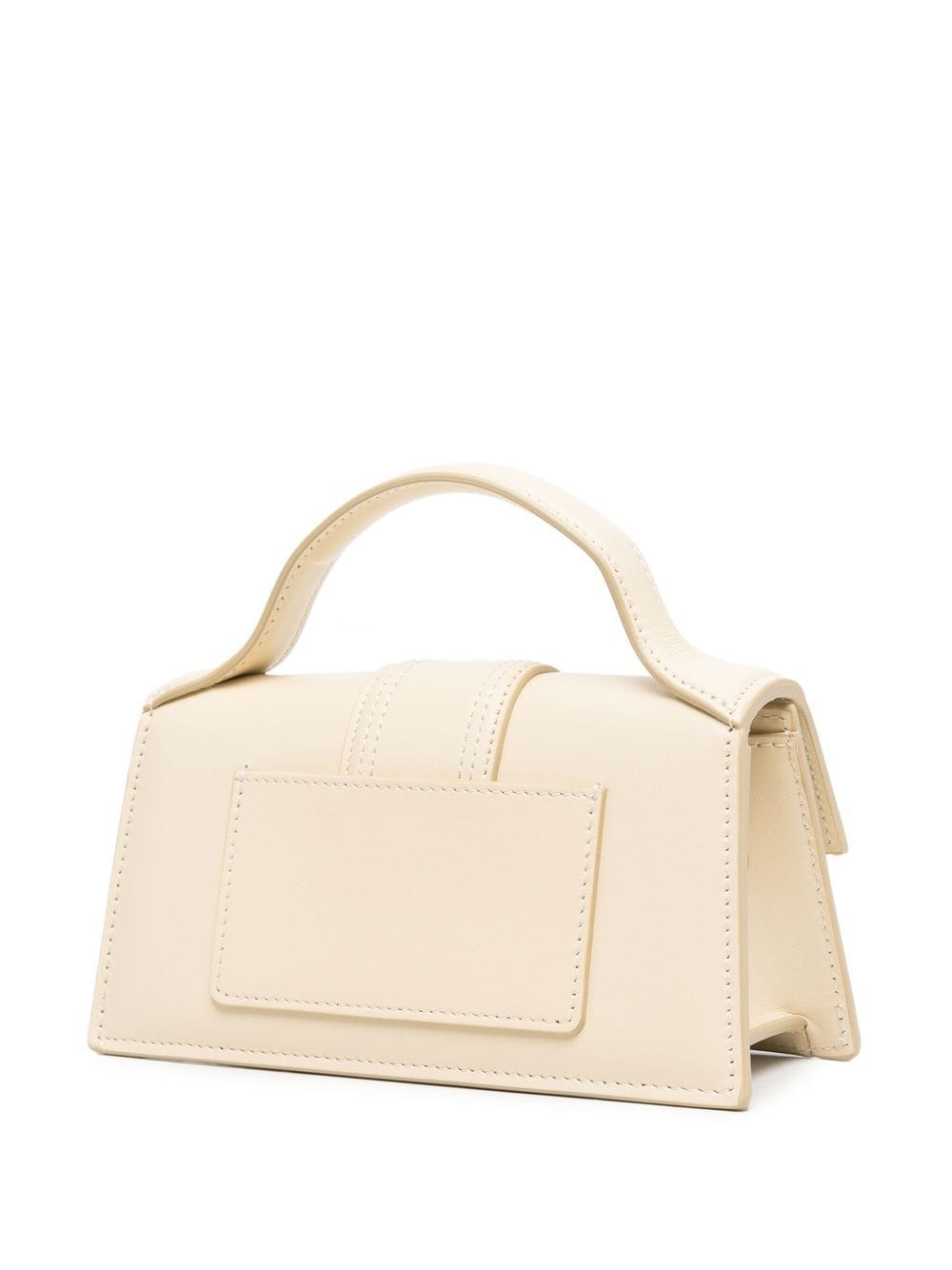 JACQUEMUS Mini Crocodile Effect Handbag with Gold Accents