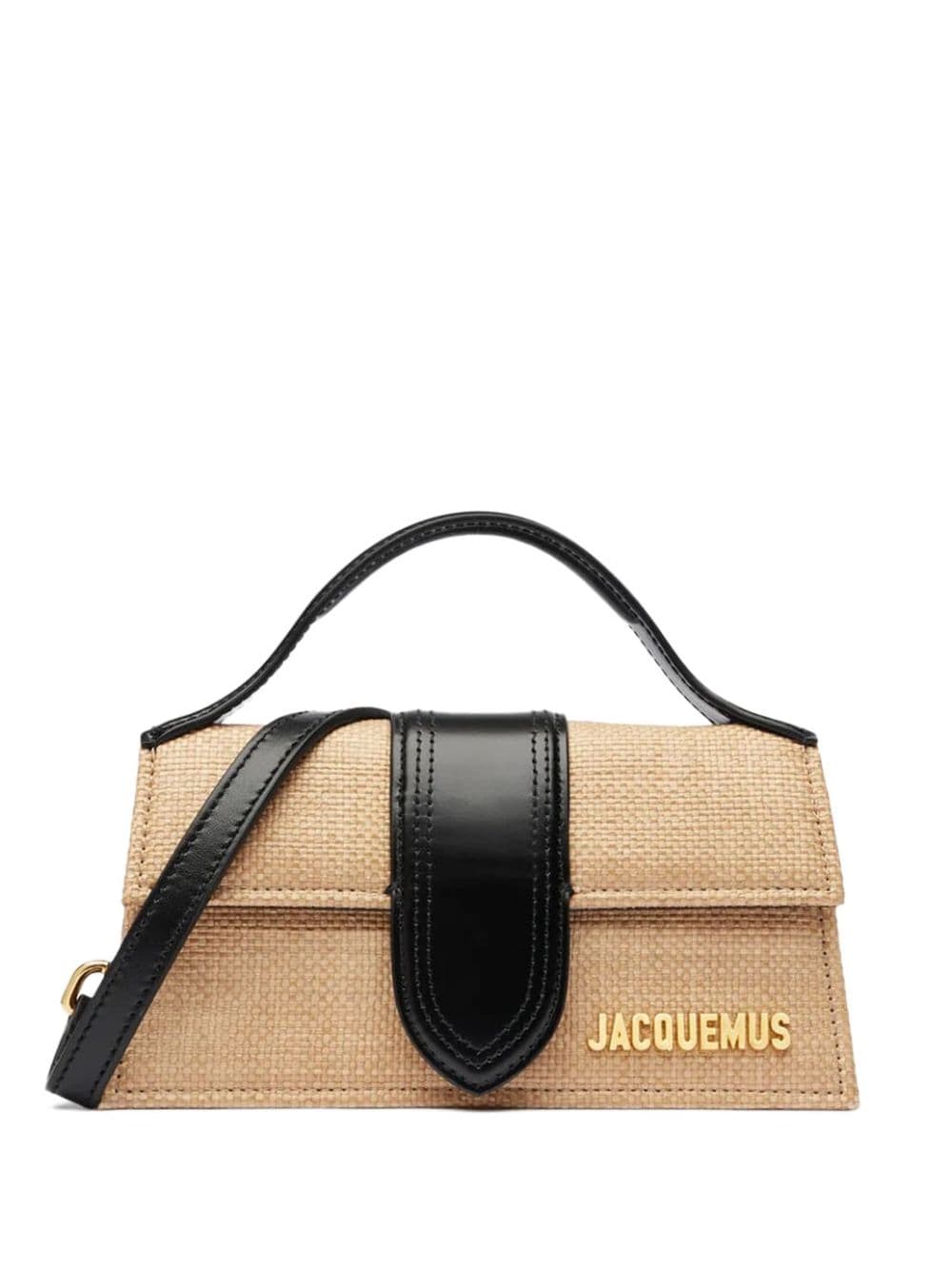 JACQUEMUS Mini Leather Handbag with Magnetic Closure