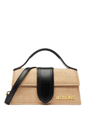 JACQUEMUS Mini Leather Handbag with Magnetic Closure