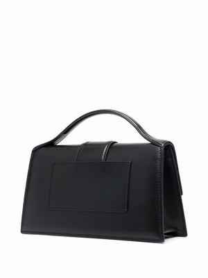 JACQUEMUS Elegant Oversized Grand Bambino Leather Crossbody