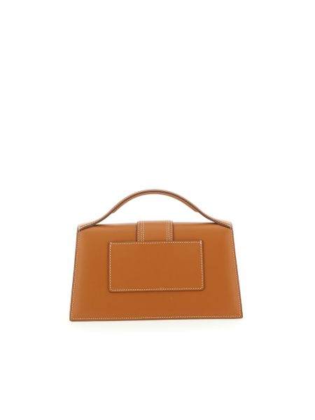 JACQUEMUS Elegant Mini Grand Bambino Crossbody Bag in Brown