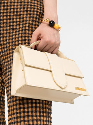 JACQUEMUS Elegant Mini Handbag with Detachable Shoulder Strap