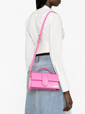 JACQUEMUS Elegant Mini Handbag with Detachable Shoulder Strap