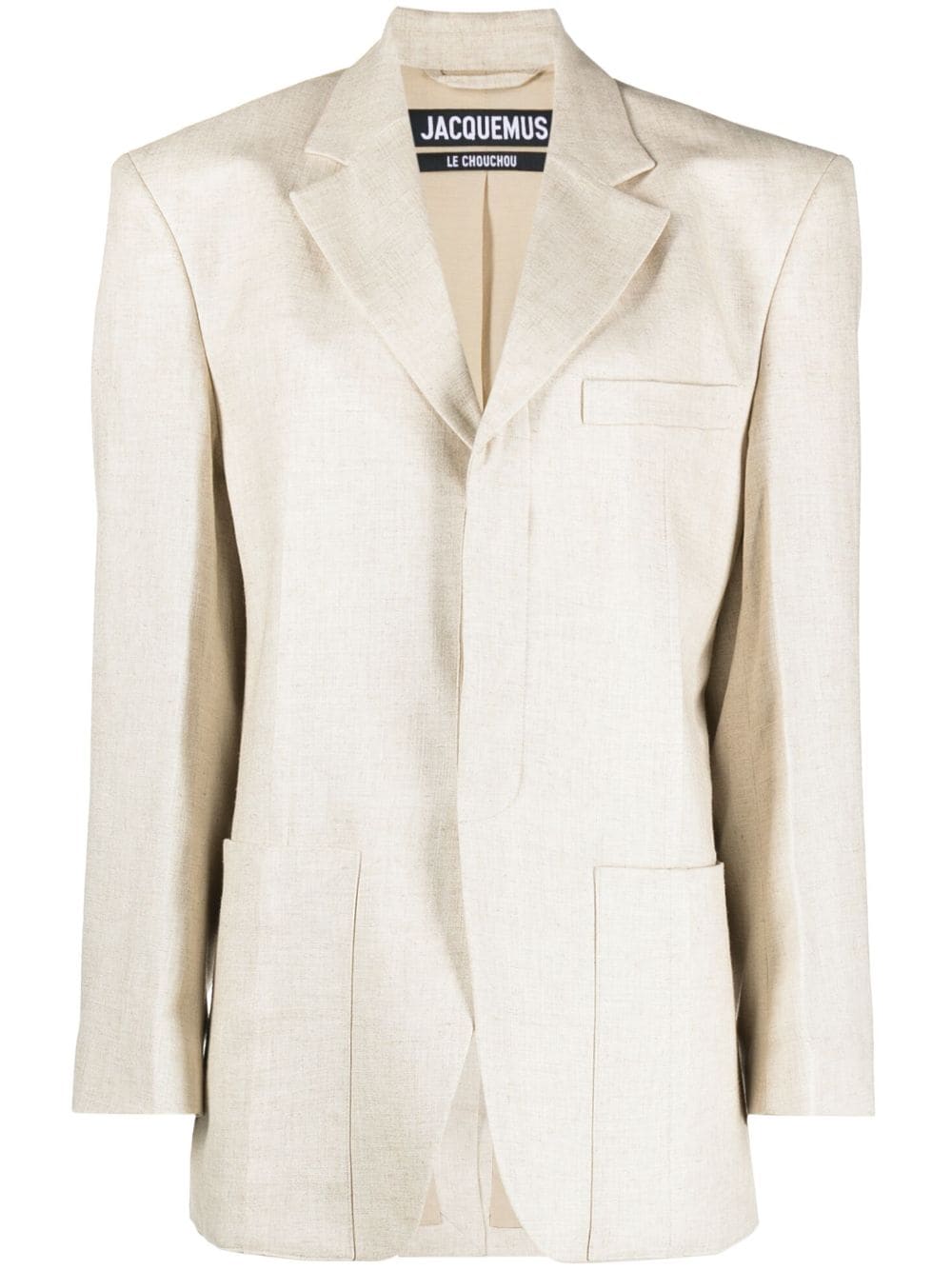 JACQUEMUS Light Beige Blazer Jacket for Women - SS24 Collection
