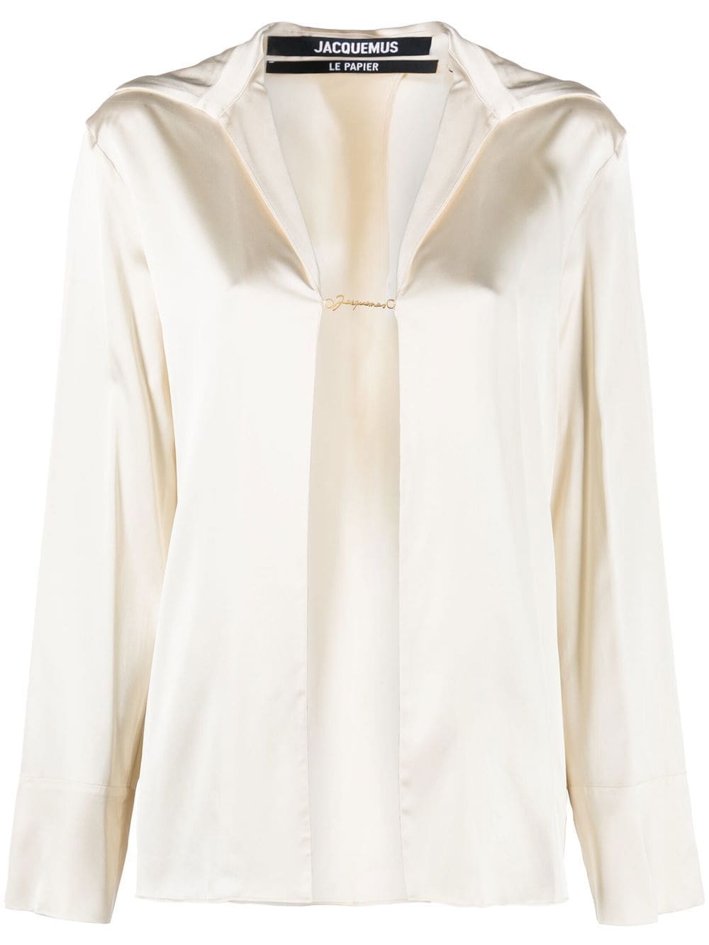 JACQUEMUS Brown Notte Shirt for Women - FW23 Collection