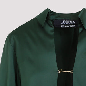 JACQUEMUS Brown Notte Shirt for Women - FW23 Collection