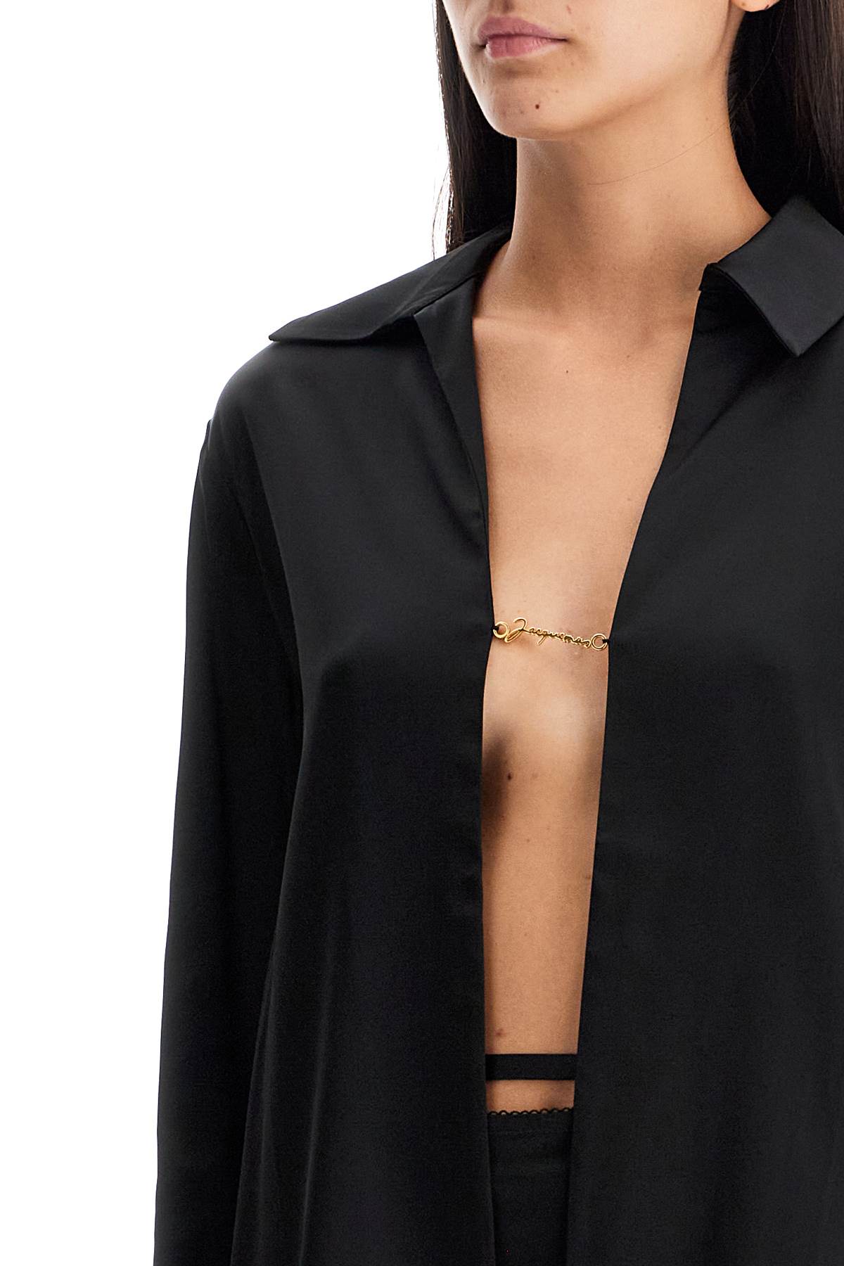 JACQUEMUS Brown Notte Shirt for Women - FW23 Collection