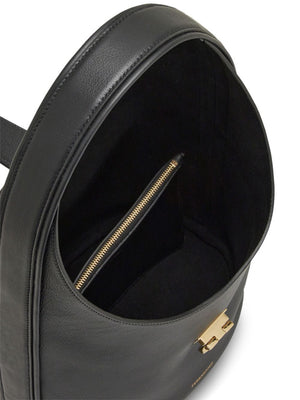 Ferragamo Black Calf Leather Shoulder Bag for Women