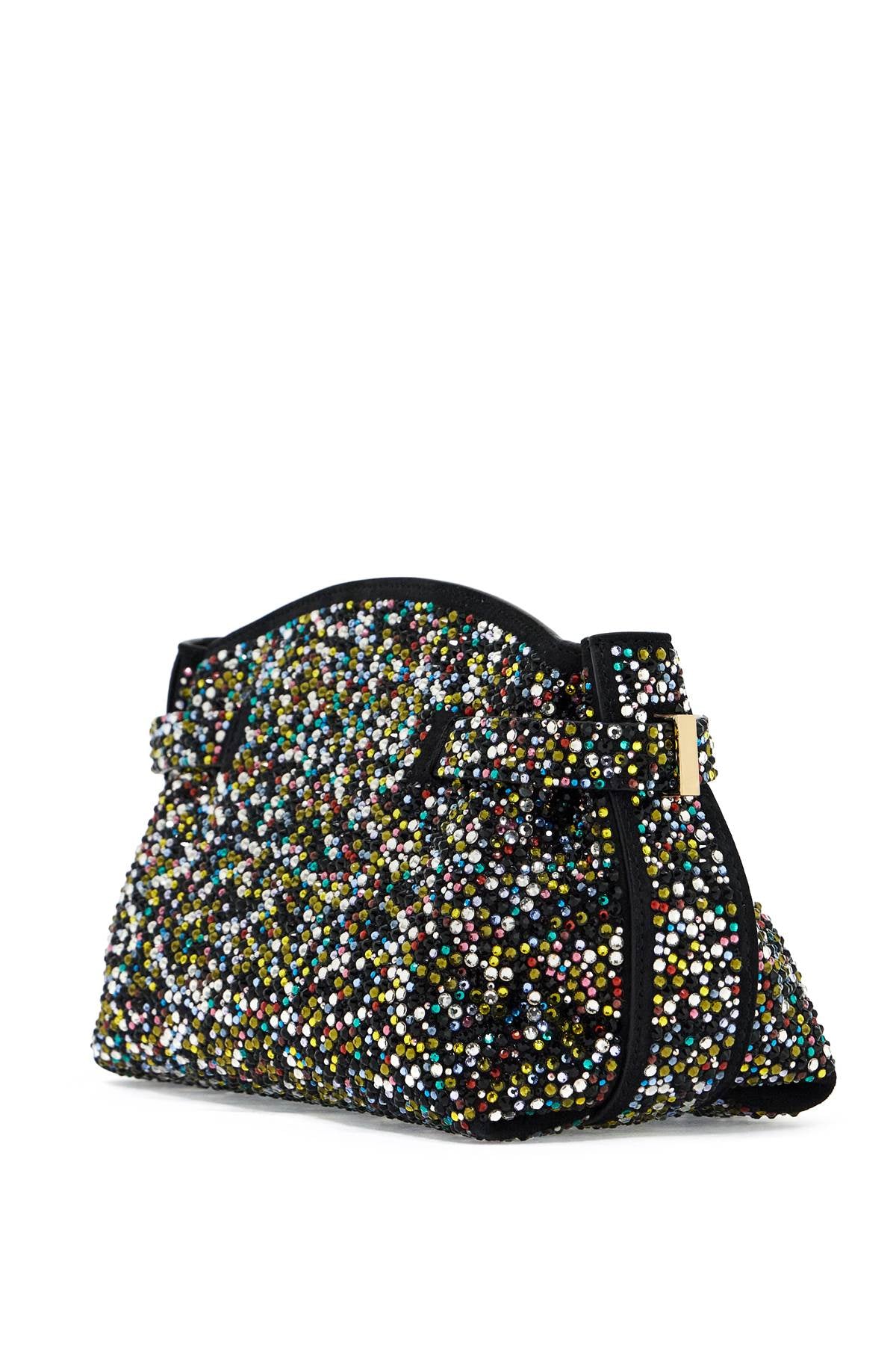 FERRAGAMO Crystal Sparkle Mini Clutch