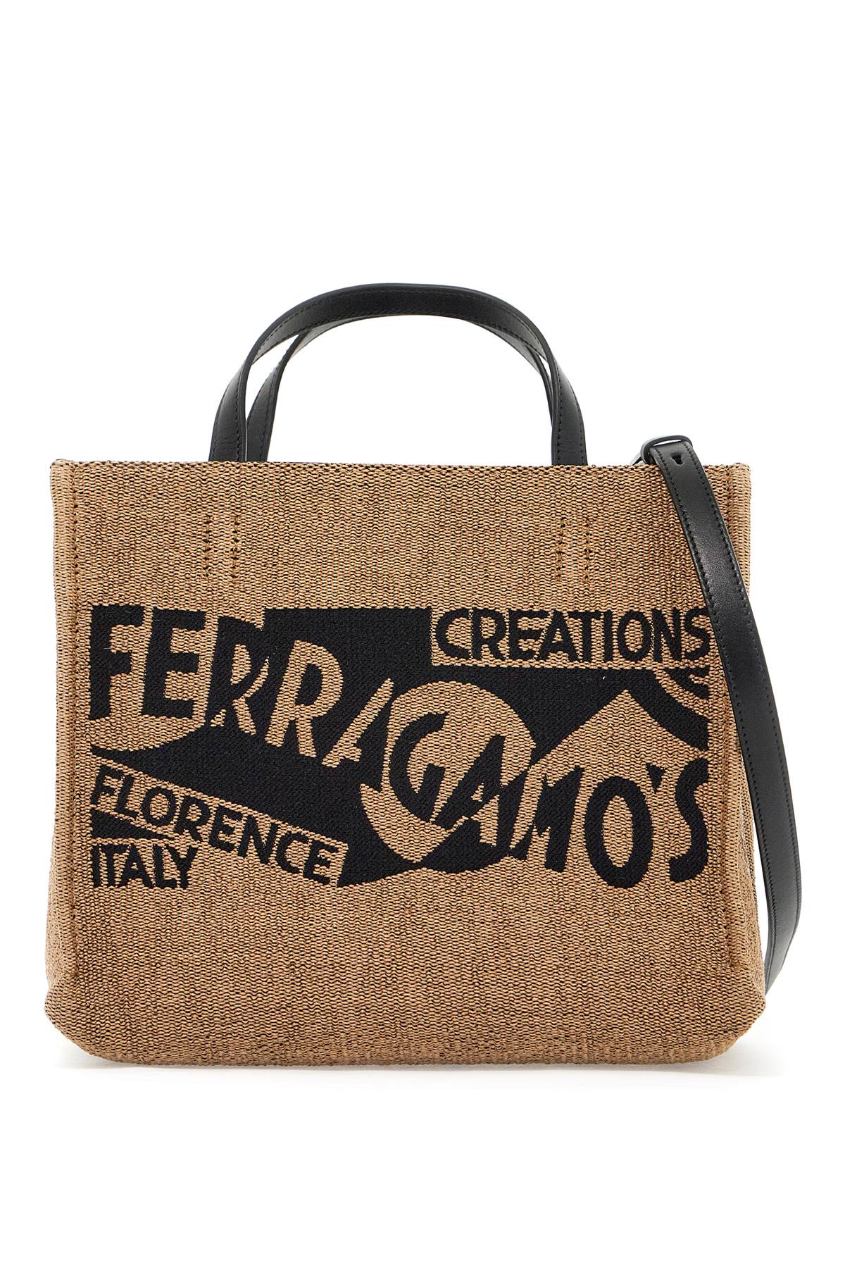 FERRAGAMO Elegant Mini Archive Logo Tote