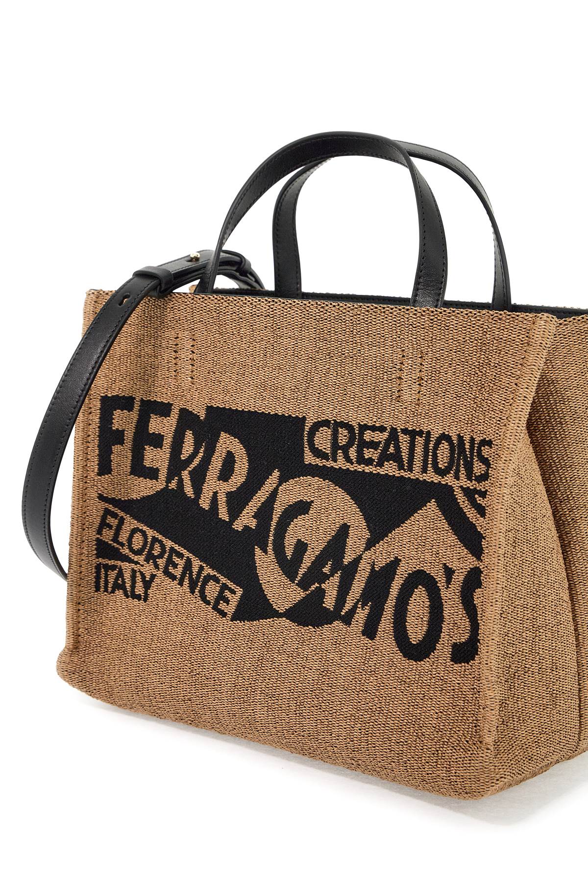 FERRAGAMO Elegant Mini Archive Logo Tote