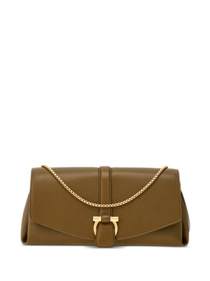 FERRAGAMO Mini Chain Detail Handbag