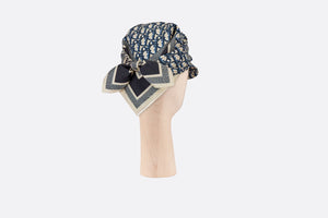DIOR Chic Silk Navy Blue Visor for Women's SS22 Collection