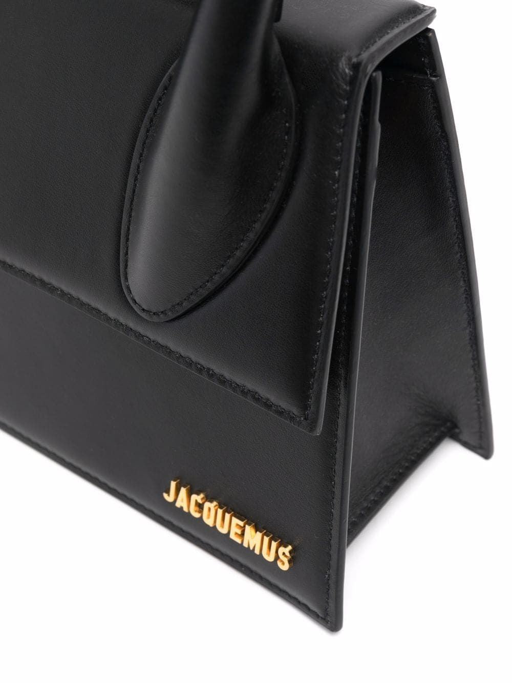 JACQUEMUS The Grand Mini Leather Handbag - Elegant Black