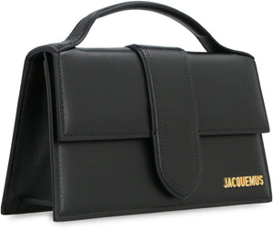 JACQUEMUS Elegant Black Leather Mini Tote