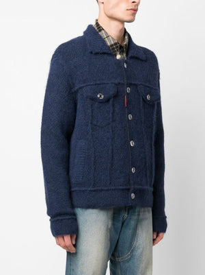 DSQUARED2 Navy Blue Knitwear for Men - FW23 Collection