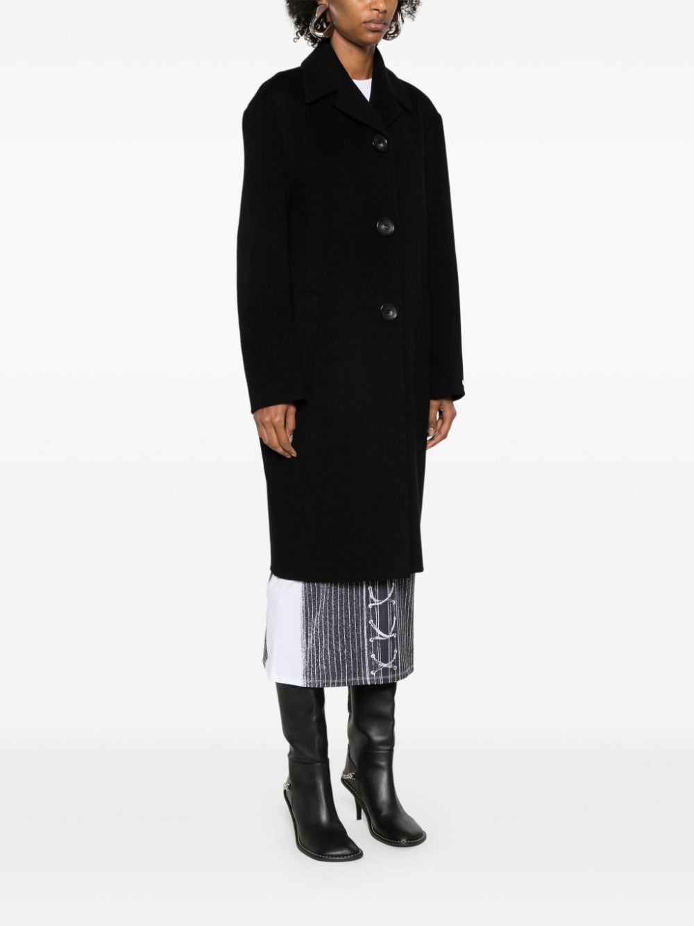 MAX MARA SPORTMAX Chic Virgin Wool Midi Jacket for Women