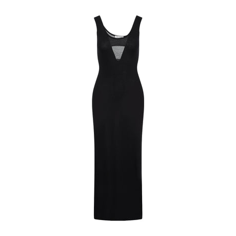 SAINT LAURENT Wool Midi Tank Dress