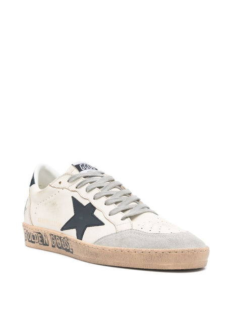 GOLDEN GOOSE Women's Stylish Ball Star Sneakers with Blue Accent