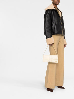 JACQUEMUS Elegant Long Bambino Crossbody in Beige