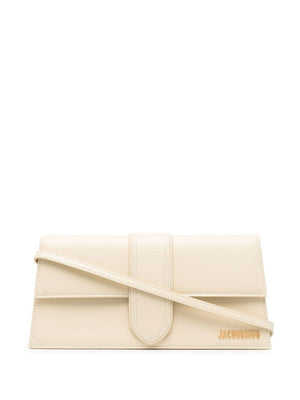 JACQUEMUS Elegant Long Bambino Crossbody in Beige