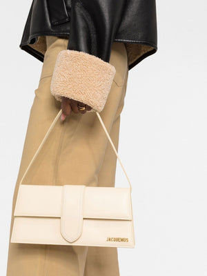 JACQUEMUS Mini Leather Shoulder Handbag