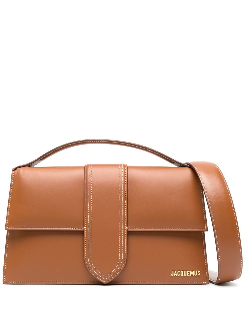 JACQUEMUS Black Leather Shoulder Handbag for Women from SS24 Collection