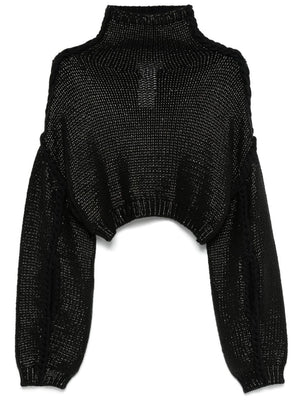 MAX MARA SPORTMAX Cropped Cotton Sweater for Women