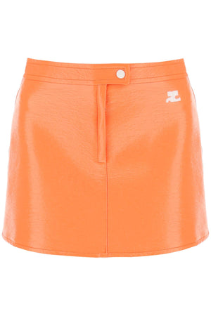 COURREGÈS Orange Sunset Skirt for Women - SS23 Collection