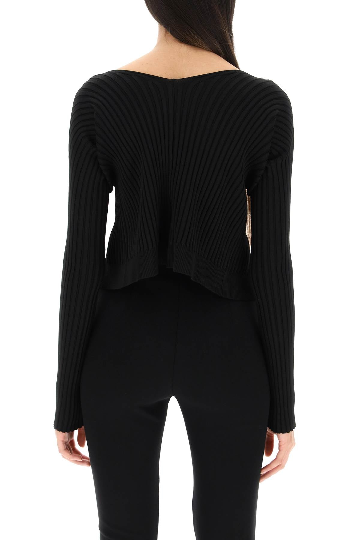 JACQUEMUS Chic and Cozy Ribbed Cardigan for Women - FW23 Collection