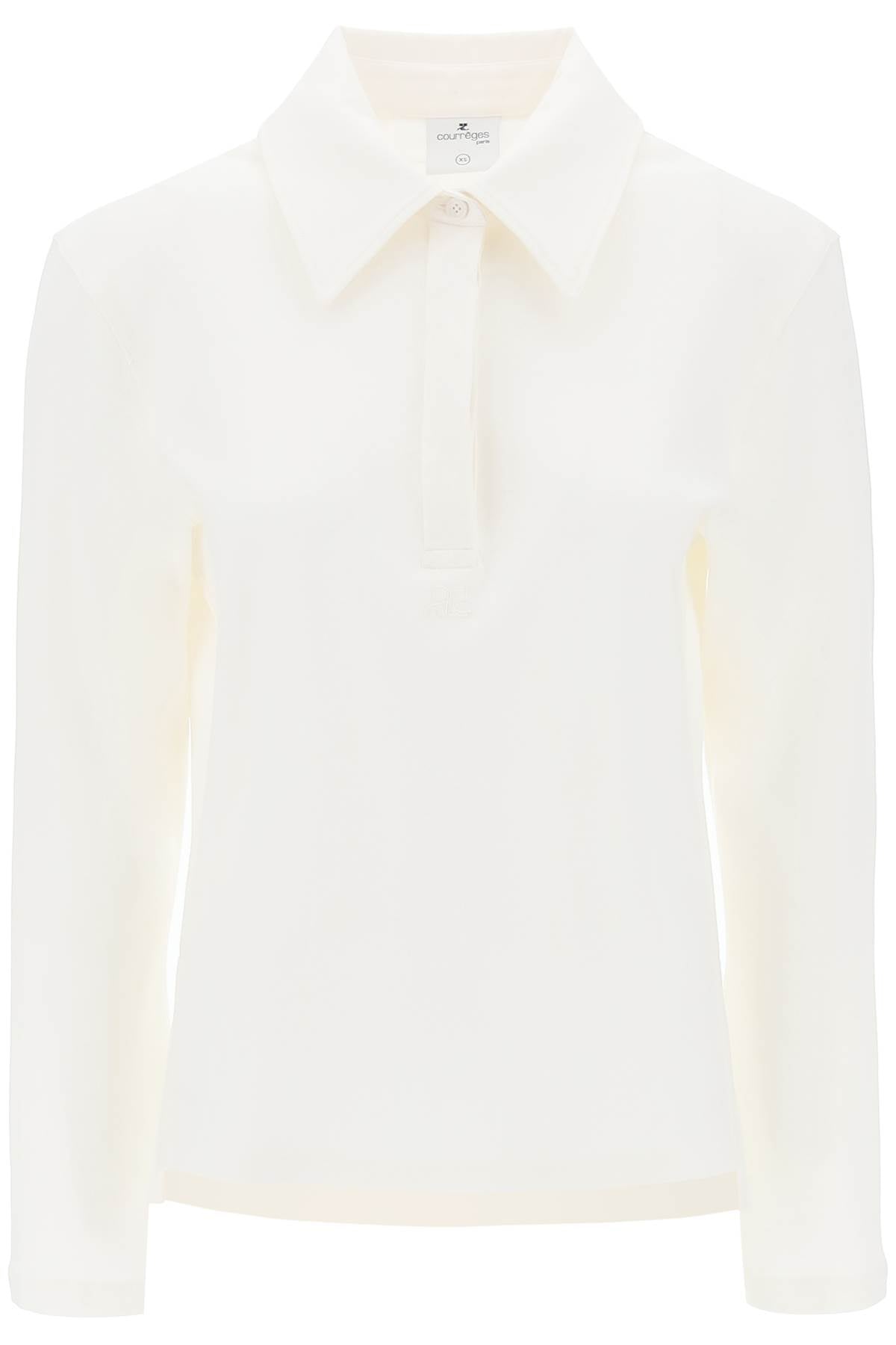 COURREGÈS Stylish 24SS Women's Tunic Top in White