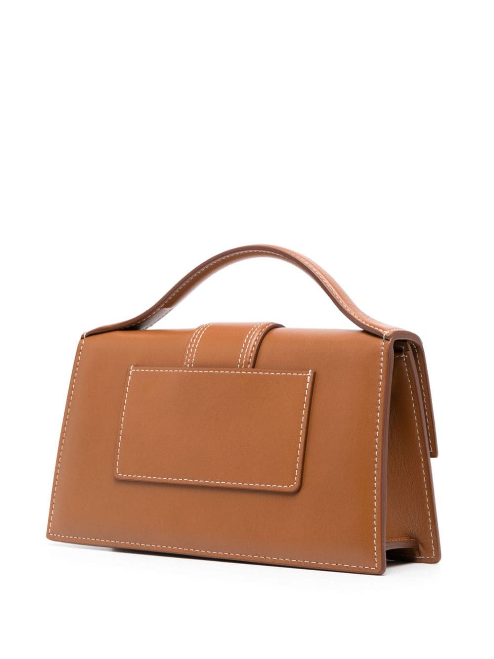 JACQUEMUS Elegant Mini Leather Tote in Light Brown