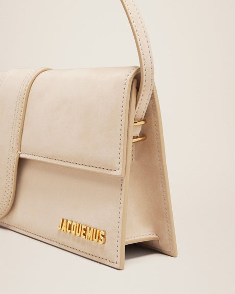 JACQUEMUS Elegant Long Mini Calfskin Shopper