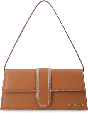 JACQUEMUS Elegant Long Mini Leather Shopper