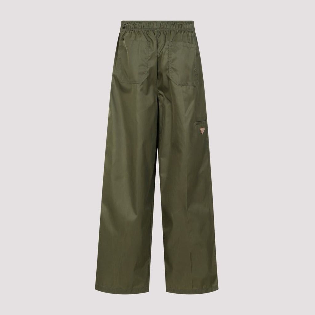 PRADA Green Women's Polyamide Pants for SS24