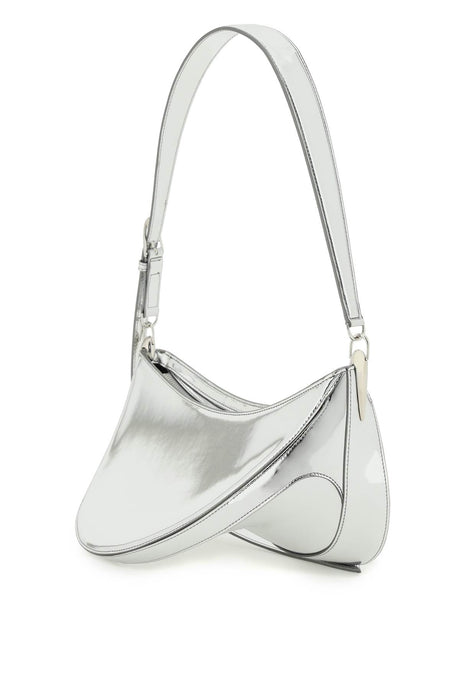 MUGLER Mini Metallic Shoulder Handbag