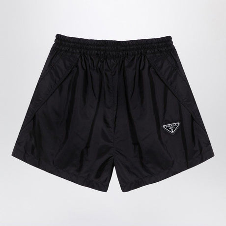 PRADA Lightweight Mini Shorts with Elasticated Waistband